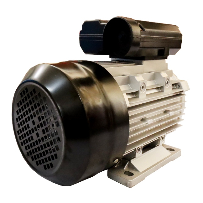 มอเตอร์ (HERO) 3HP 220V (4P) (YL100-4) แกนเพลา 24 มิล คอยส์ทองแดงแท้100% - รูปที่ 3