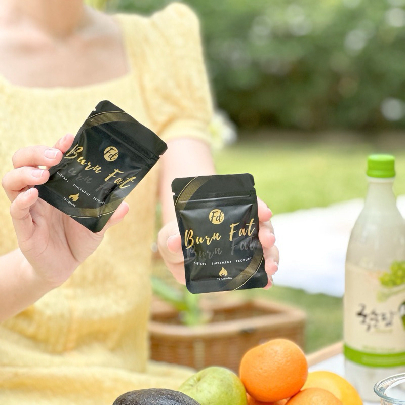 [พร้อมส่ง]FD ซองดำ fat burn ซองละ10แคปซูล