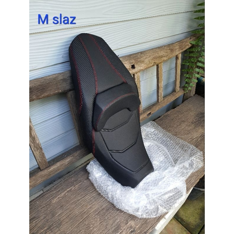 เบาะ m-slaz,ลูกค้าอยากได้ทรงแบบนี้/ทรงแบบpcx,ร้านไม่ขัดใจ,เตรียมส่ง/คุณฟ้าช็อป( โครงเทียมใส่หมวกกันน็อคเต็มใบไม่ได้)