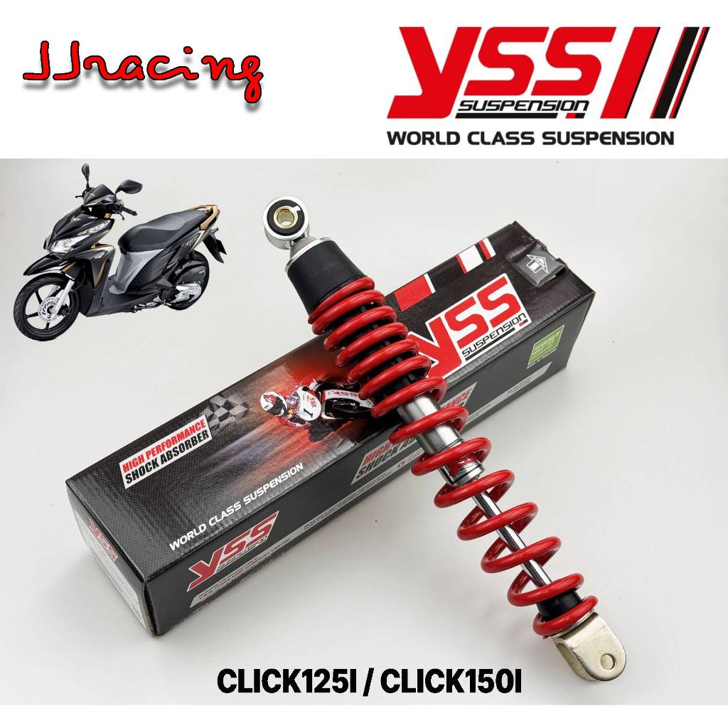 YSS แท้ โช๊คเดิม Honda Click125i / Click150i 330มม. โช๊คเดี่ยวหลัง คลิ๊ก125i