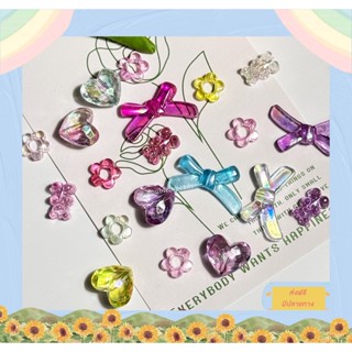 จี้ลูกปัด ab จี้ลูกปัดแวววาว 10 กรัม diy