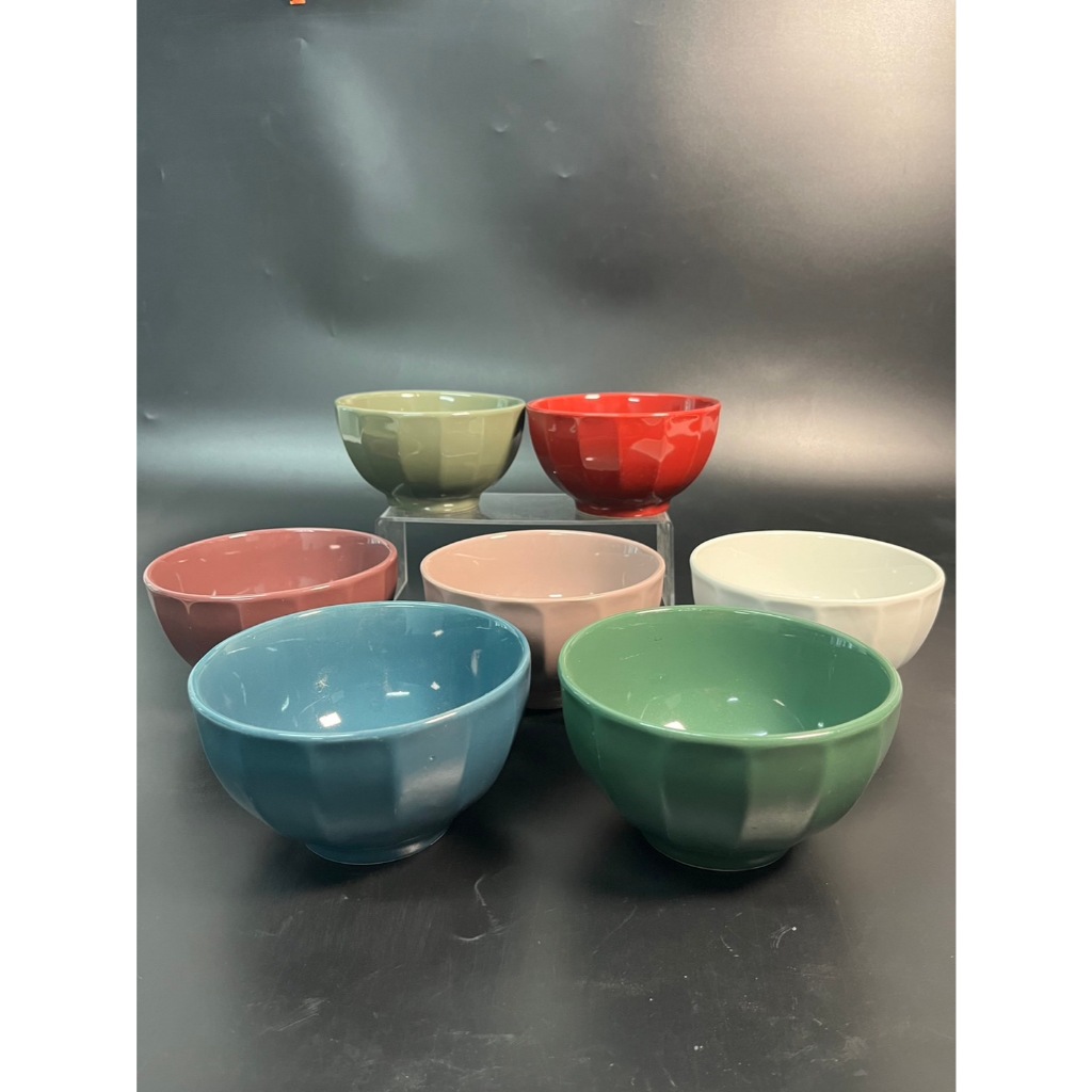 ถ้วยเซรามิค โคมเพชร 6"x3.5" 7สี