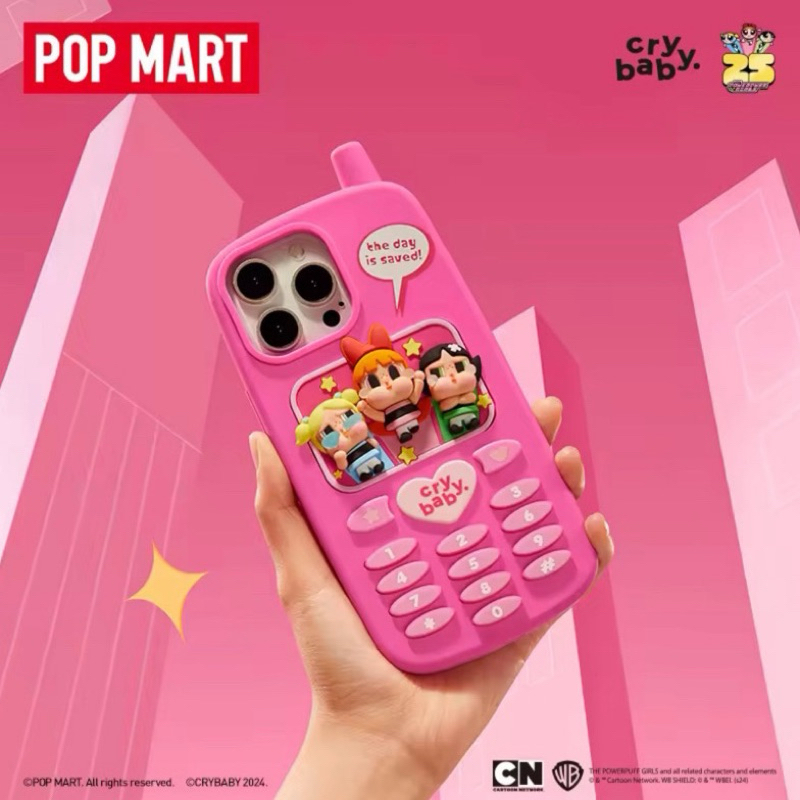 (มือ1 พร้อมส่ง!!) CRYBABY × Powerpuff Girls Series-Phone Case 15 ProMax