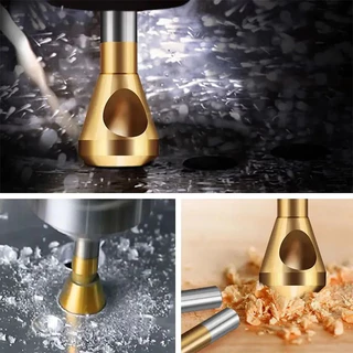 ดอกลบคมมีรู ดอกลบคมรูเจาะ ดอกสว่านลบคม โลหะ ดอกลบคม Chamfer HSS Countersink Deburring
