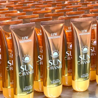 กันแดดลูกส้ม กันแดด11 W WHITENING SUN RANGE SPF50 PA+++ ปริมาณ 80ml