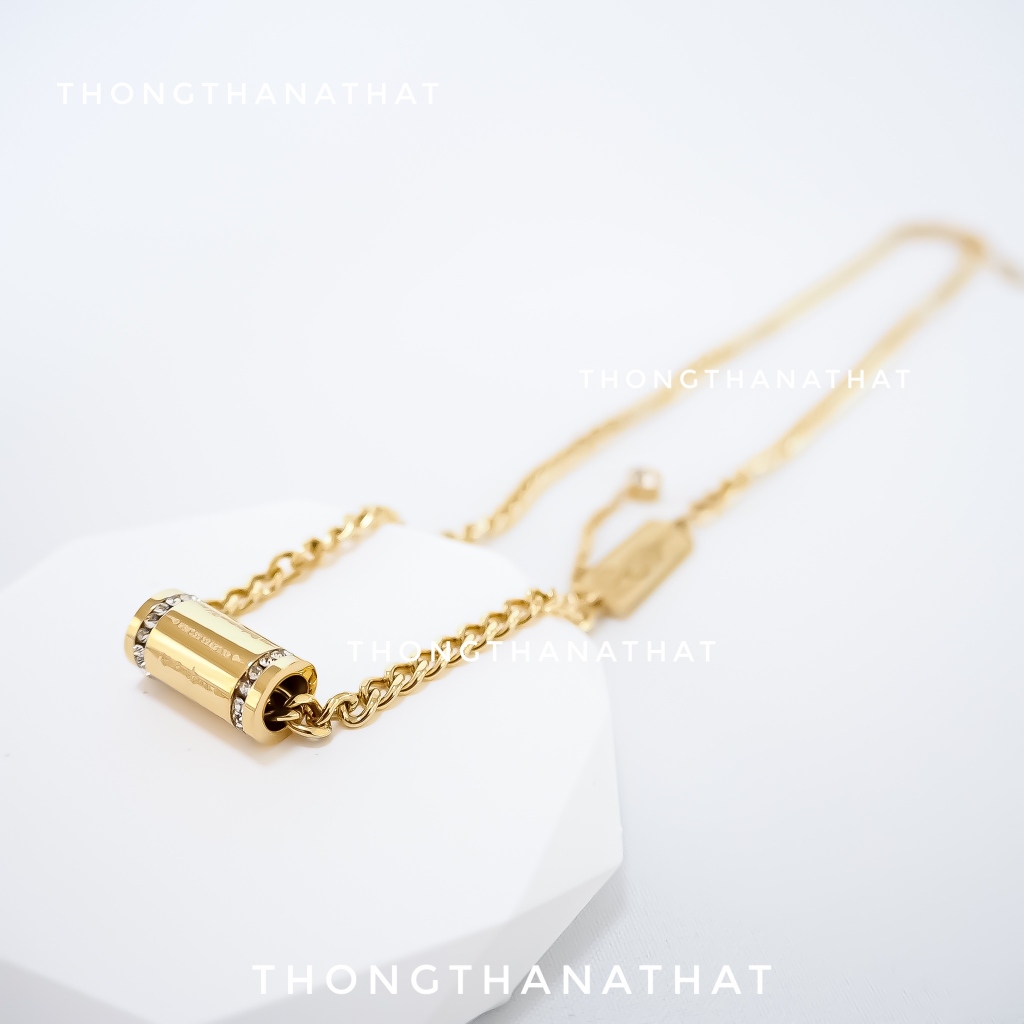 สร้อยจี้ยันต์5แถวสแตนเลสทอง18K ความสำเร็จเจริญก้าวหน้ามั่นคง ยันต์5แถว สร้อยคอยันต์ห้าแถว สร้อยคอสแตนเลส สร้อยพร้อมจี้