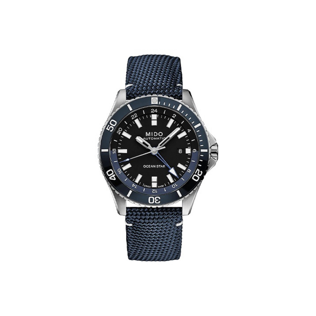 Mido Navigator Series นาฬิกาผู้ชายกลไกอัตโนมัติ สีดำ 44 มม