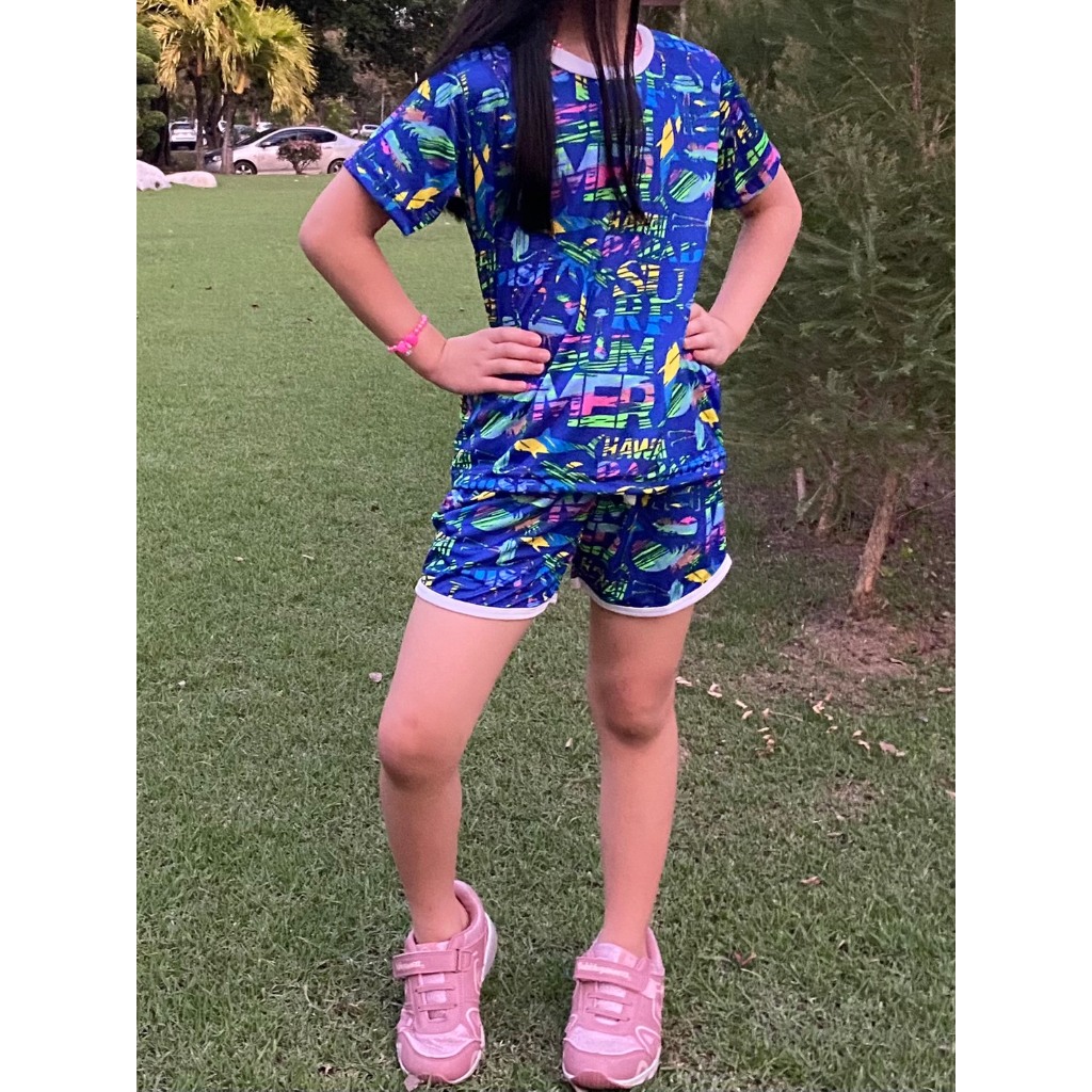 ชุดเด็ก ชุดนอน ชุดอยู่บ้านสบายๆชิวชิว ผ้าไมโครทนทานซักแล้วไม่ต้องรีด พร้อมส่ง