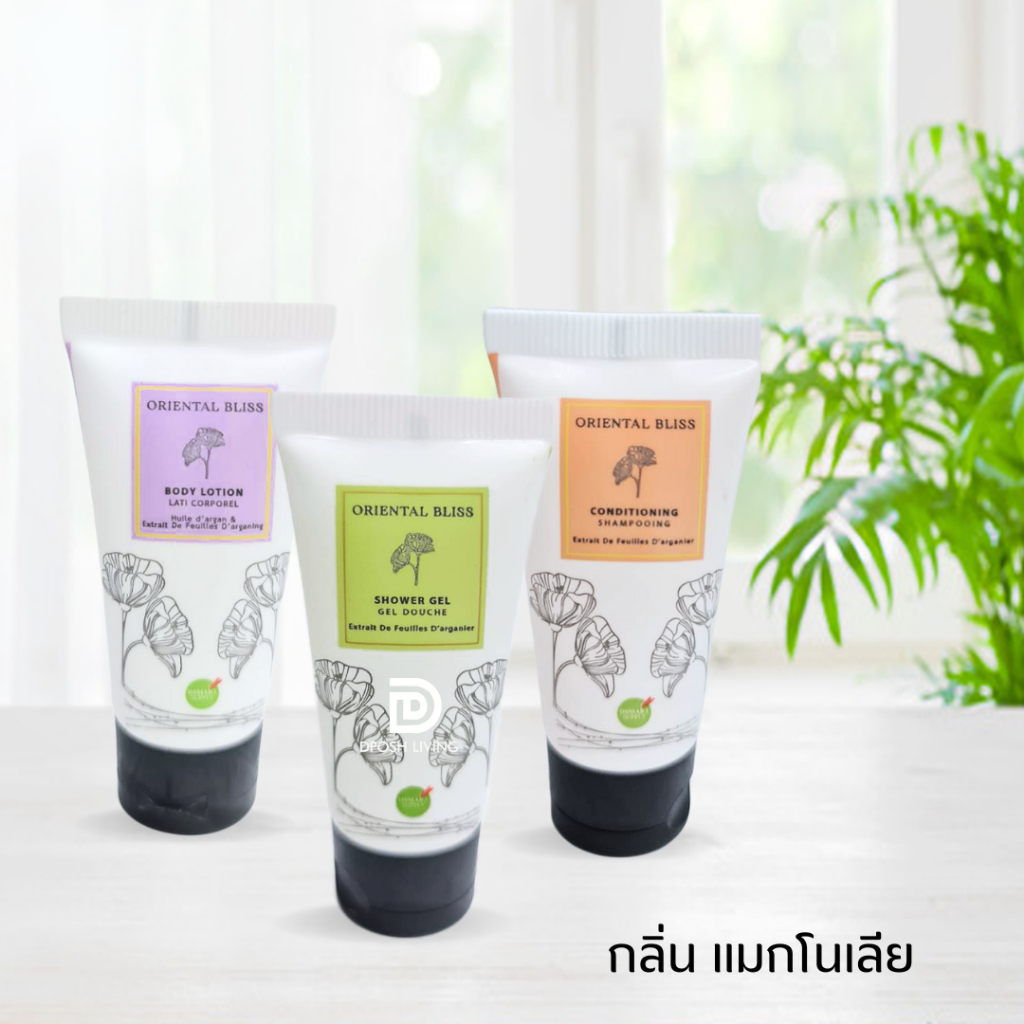 เจลอาบน้ำ/แชมพู2in1 (บรรจุหลอด) Shower Gel/Shampoo 2in1 ของใช้ในโรงแรม Hotel Amenity พร้อมส่ง