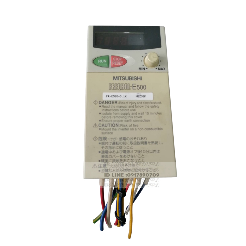 FR-E520-0.1K Inverter MITSUBISHI 0.1kW มือสอง used