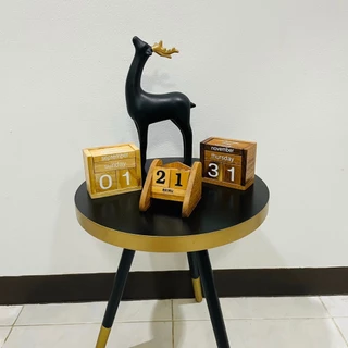 ปฏิทินไม้เปลี่ยนวันที่ด้วยตัวเอง Million Years Wood Calendar ของเล่นไม้ ตกแต่งคาเฟ่ โต๊ะทำงาน
