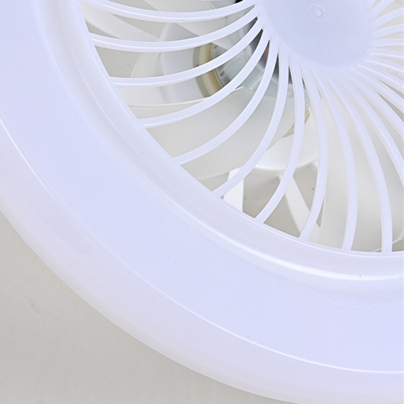 พร้อมรีโมทคอนโทรล โคมไฟพัดลม 3 ระดับ พร้อมหลอดไฟ โคมไฟมีรีโมทตบแ E27 30W LED สําหรับห้องนอน พัดลมติดเพดาน C0110