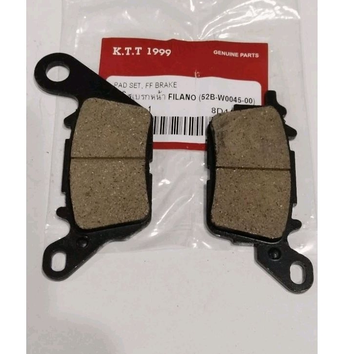 ผ้าเบรคหน้า GRAND FILANO/FILANO/Q-BIX /FINN NEW/N-MAX 155/AEROX 155/SPARK115i/FINO125i ใช้ได้หลายรุ่น รหัส 52B - รูปที่ 4