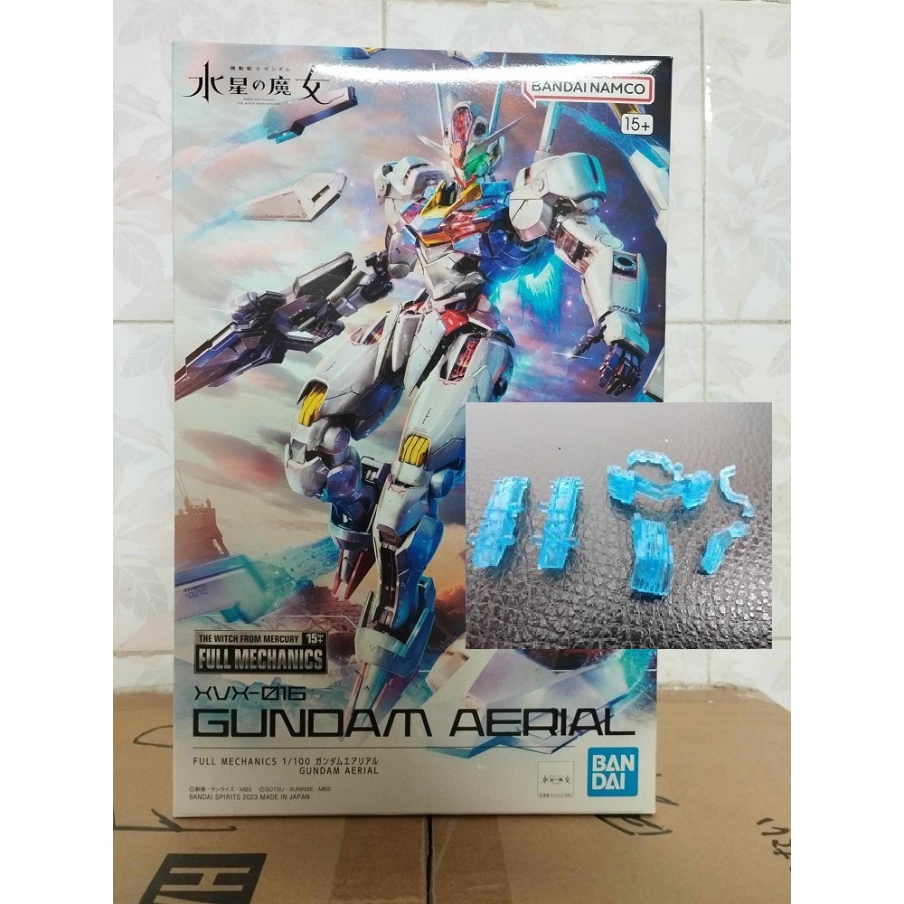 BANDAI 1/100 Full Mechanic XVX-016 Gundam Aerial with Resin Part Permet Score 6