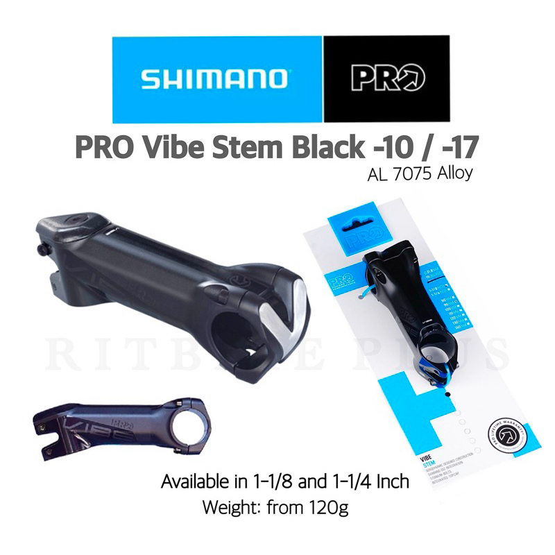 **Clearance Sale** คอจักรยาน PRO รุ่น VIBE  90,100,110mm. +/-10 +/-17 degree คอธรรมดาและ OD2 น็อตTi 