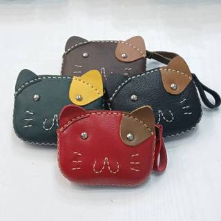 CAT มินิ กระเป๋าใส่เหรียญหนังแท้ ขนาด3.5x4.5นิ้ว