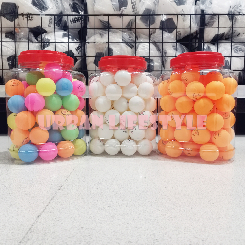 K Platinum ลูกปิงปอง ABS 3 ดาว No.40C / 40H / 40W หลากสี / ส้ม / ขาว ( 12 ลูก / 60 ลูก ) Table Tennis Ball