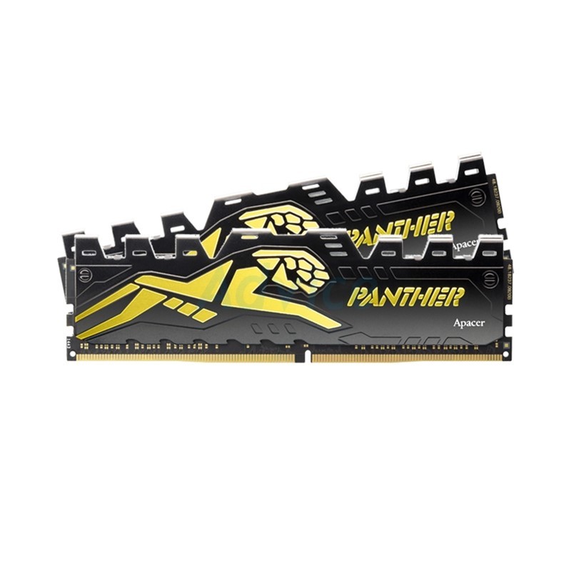 RAM DDR4(2666) 16GB (8GBX2) APACER PANTHER GOLDEN ประกัน LT. PC DDR4(2666-3000)