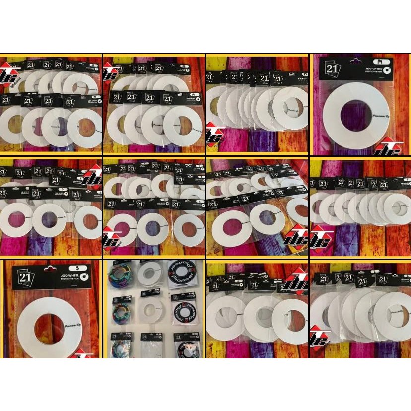 สติกเกอร์สีขาว "Size "M" 1ชุดมี 2 ชิ้น สำหรับ ddj sr1,2 ddj rr ddj sx1,2,3 ddj 800 xdj-rx2 xdj-rx3