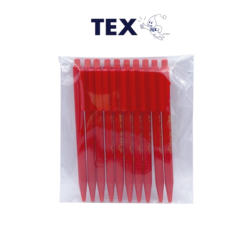 Tex ปากกาลูกลื่นหมึกน้ำมัน เท็กซ์ 1 มม รุ่น MC228 (10 ด้าม) - รูปที่ 2