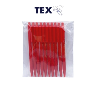 Tex ปากกาลูกลื่นหมึกน้ำมัน เท็กซ์ 1 มม รุ่น MC228 (10 ด้าม)