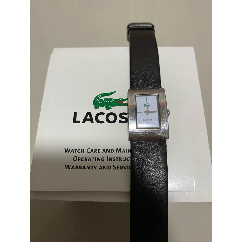 LACOSTE นาฬิกาผู้หญิงแท้100% พร้อมกล่องและใบรับประกัน