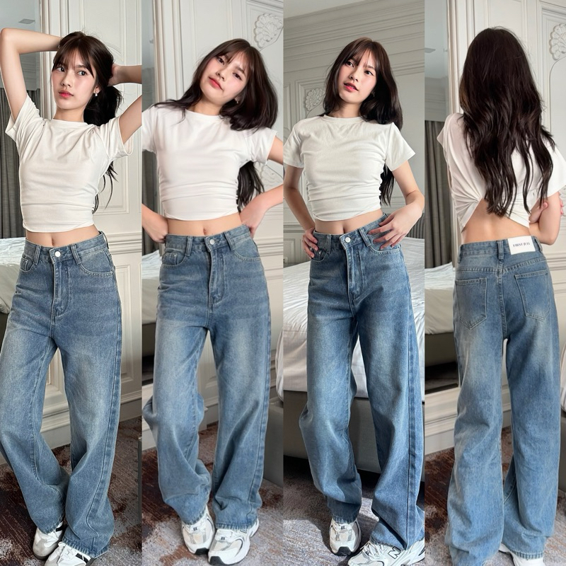 Signature jeans กางเกงยีนส์เฟด พร้อมส่ง