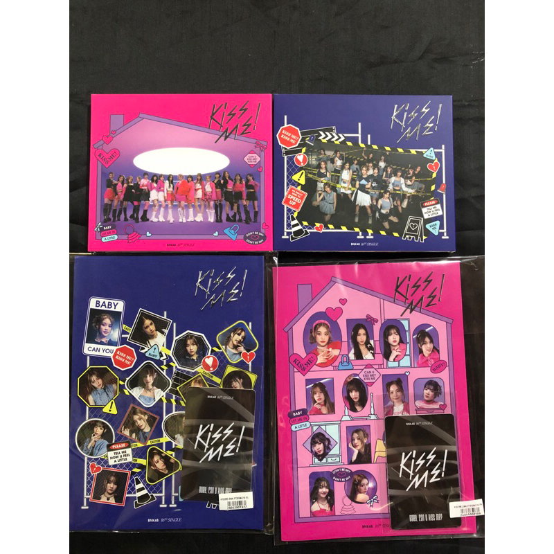 CD BNK48 Kiss Me Photobook Pink Jacket Blue Jacket ยังไม่แกะ มีรูปสุ่ม Kiss Me!