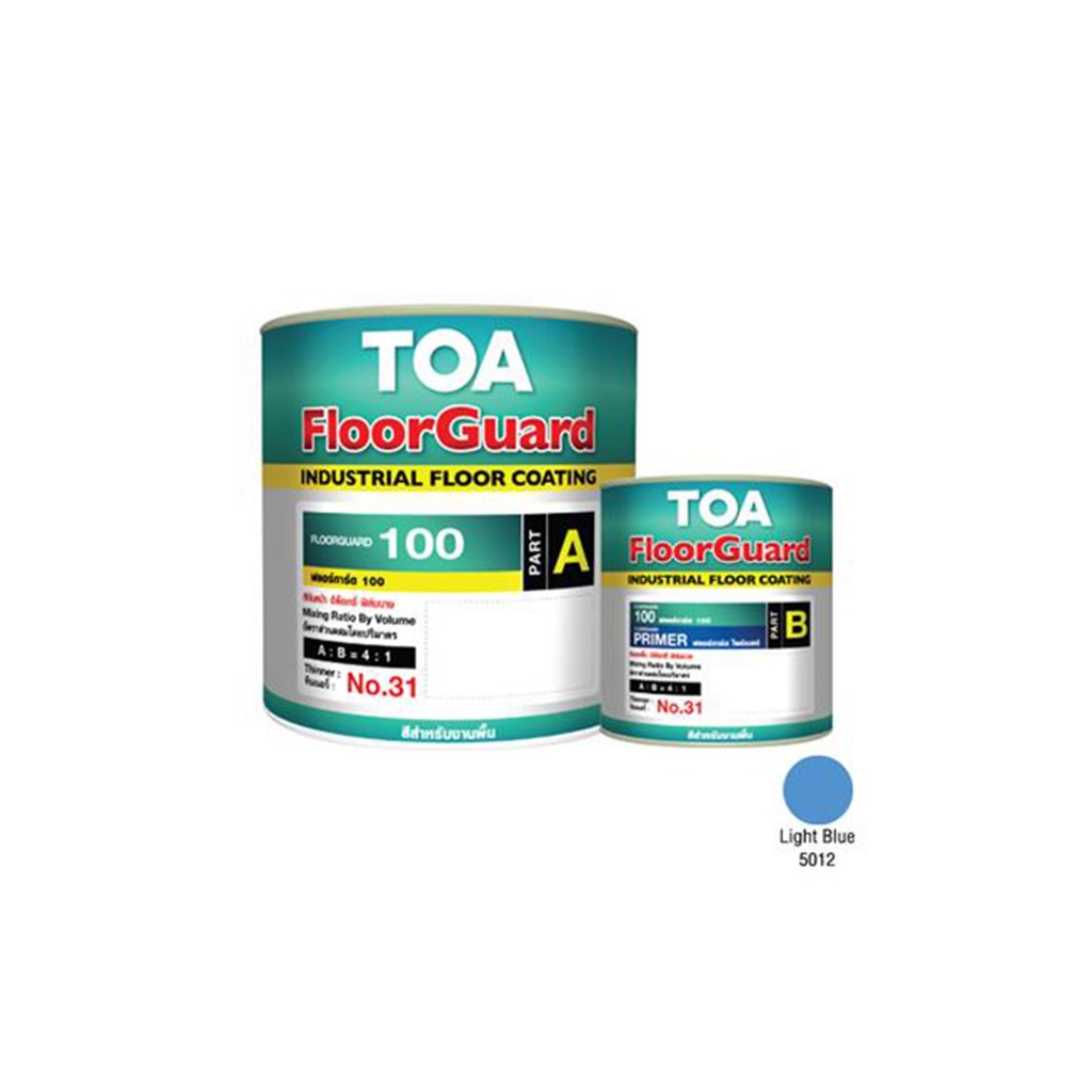 TOA สีฟลอร์การ์ด 100 #5012/Light Blue 