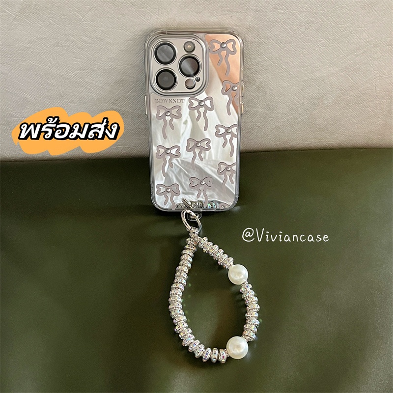 สินค้าพร้อมส่ง for เคสไอโฟน 15 14 13 12 Pro Max หูกระต่าย แบบกระจก Case iPhone 11 12 13 14 15 Pro Max เคส
