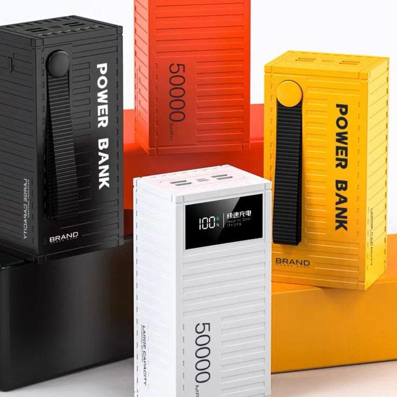พร้อมส่ง🇹🇭 พาวเวอร์แบงค์ 50000mAh ชาร์จเร็ว 66W Powerbank Fast Charge Type C รองรับ4เครื่อง เพาวเวอร