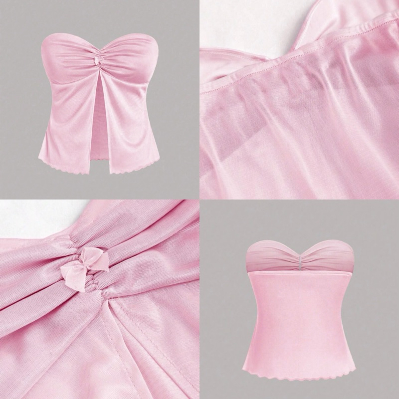 SHEIN MOD เสื้อเกาะอก ผู้หญิง