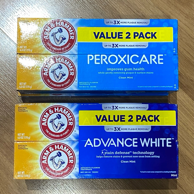 Arm & Hammer -ยาสีฟัน แพคคู่ (170gx2)