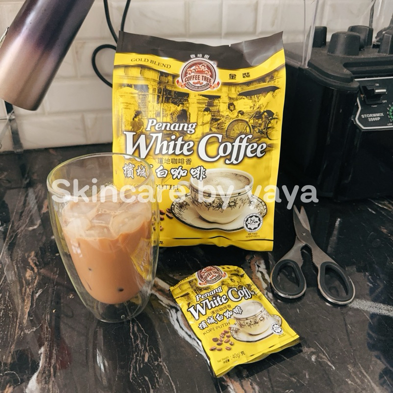 กาแฟสำเร็จรูป กาแฟมาเลเซีย จำนวน 15 ซอง Penang White Coffee KOPI PUTIH