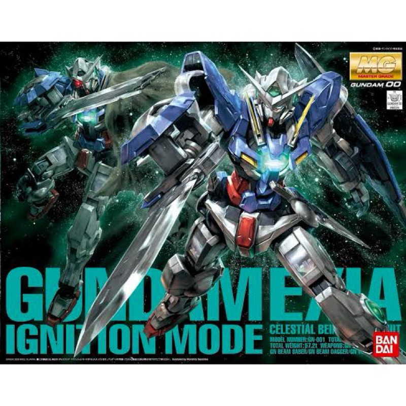 Bandai MG 1/100 Exia ignition mode