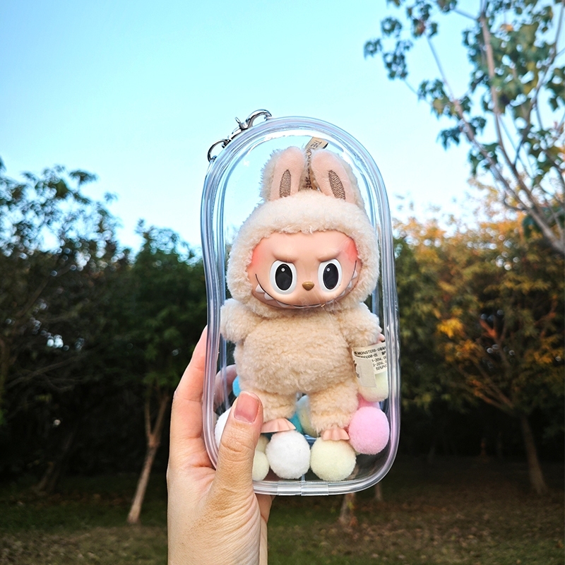 (พร้อมส่งจากไทย) พร้อมส่งจากไทย Labubu ถุงใส่ลาบูบูั (ไม่รวมตุ๊กตา) ขอบซิลอย่างหนา ลาบูบู้ กันฝุ่น กันเลอะ
