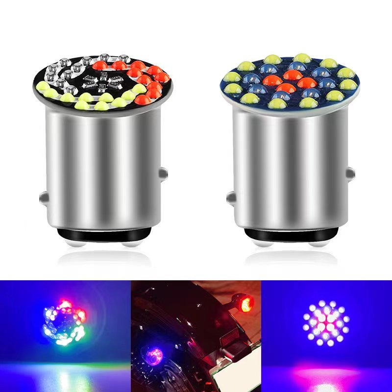 ไฟเบรค LED 24/30SMD (1คู่) สําหรับติดมอเตอร์ไซค์ สว่างตาแตก ไฟกระพริบ Motorcycle