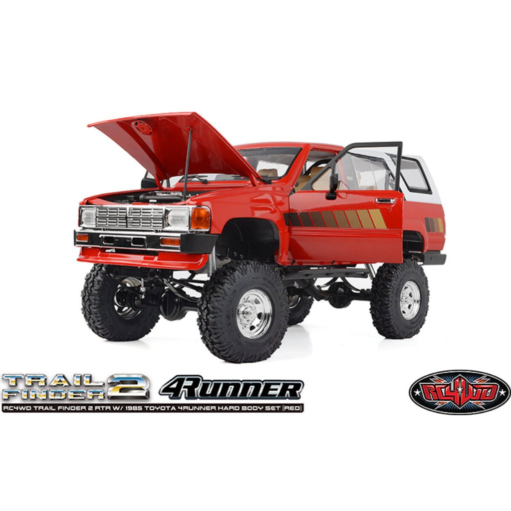 RC4WD Trail Finder 2 RTR w/1985 Toyota 4Runner Hard Body Set (Red)Z-RTR0063