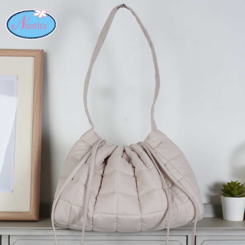 Nantita กระเป๋านุ่มนิ่มปากรูด PR004