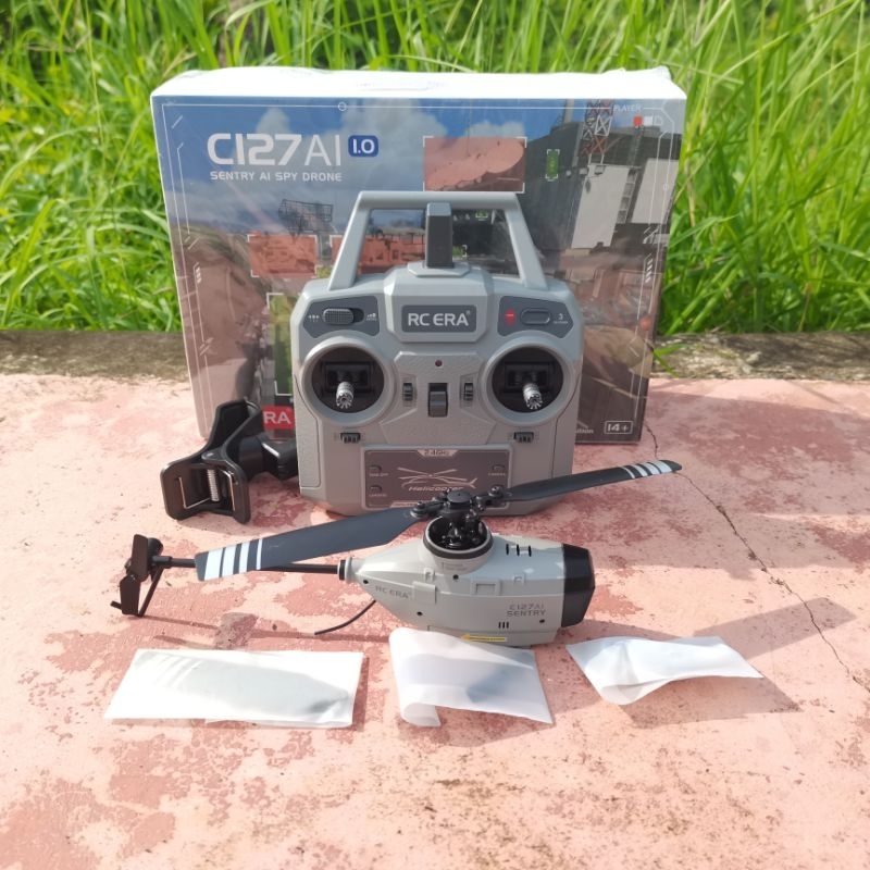 C127 AI SENTRY SPY DRONE FPV USA ยานบินสอดแนมสหรัฐอเมริกา ระบบ FPV WIFI ติดกล้อง HD 1080P CAMERA รีโ