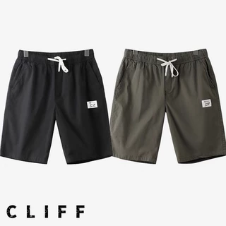 CLIFF กางเกงขาสั้นผู้ชาย ลำลองสไตล์สปอร์ต เอวยางยืด M-3XL