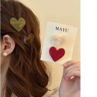 กิ๊บติดผม Heart France ขนาด 4cm. กิ๊บผม กิ๊บหนีบผม