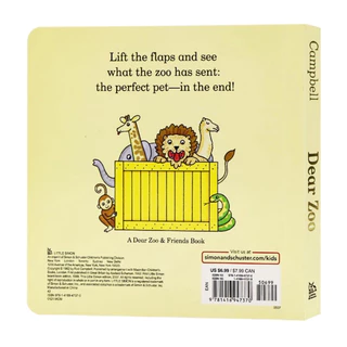 Board Book Eric Carle นิทานภาษาอังกฤษ *หนอนจอมหิว ,Guess How Much I Love ,Dear Zoo* กระดาษหน้า ฉีกไม่ขาด