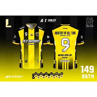 เสื้อพิมพ์ลาย A T SPORT รุ่น A T FULLY เสื้อกีฬาพิมพ์ลายใส่ออกกำลังกาย