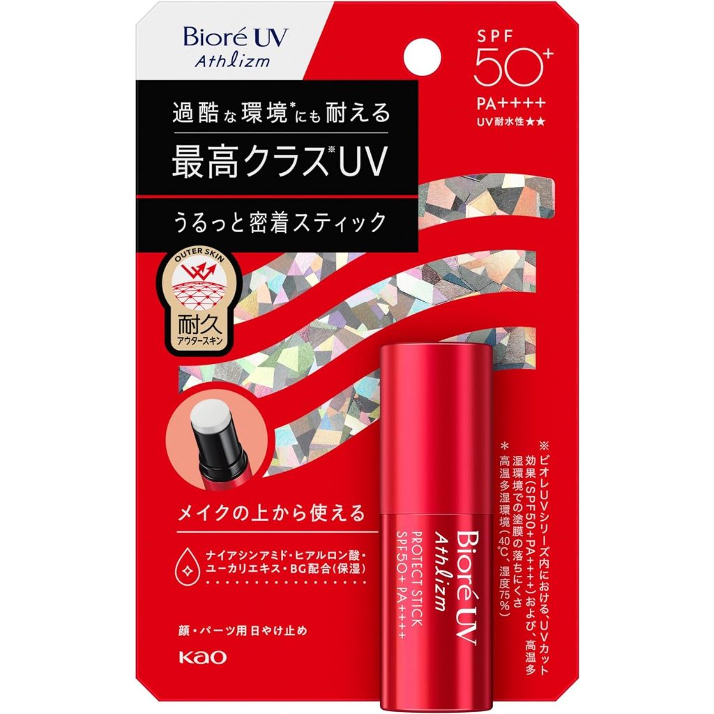 Biore UV Asthurism Protective Stick 10 g. กันแดดชนิดสติ๊กสำหรับใช้เติมเฉพาะจุด หรือทาทั่วหน้า