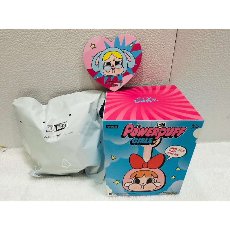 [📣ส่วนลด25%🔥พร้อมส่ง] พวงกุญแจกระเป๋า PPG CRYBABY × Powerpuff Girls พวงPPG POP MART