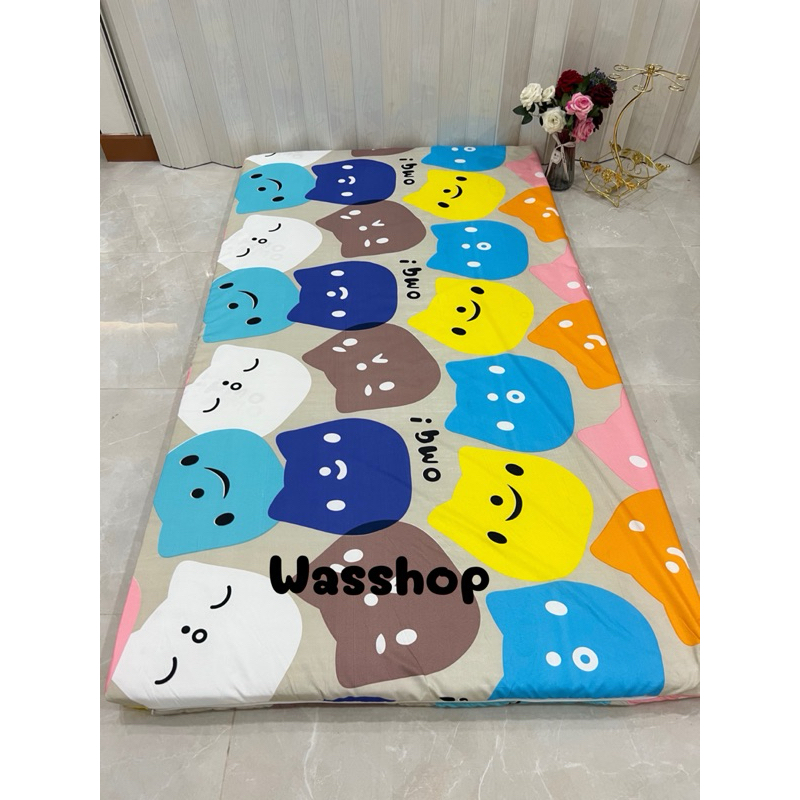 ที่นอนปิกนิก(ความหนา3นิ้ว)ปิกนิกขนาด 3.5 ฟุต ปลอกที่นอนถอดซักได้ พับเก็บได้ที่นอนหนานุ่มตรงปก - รูปที่ 5