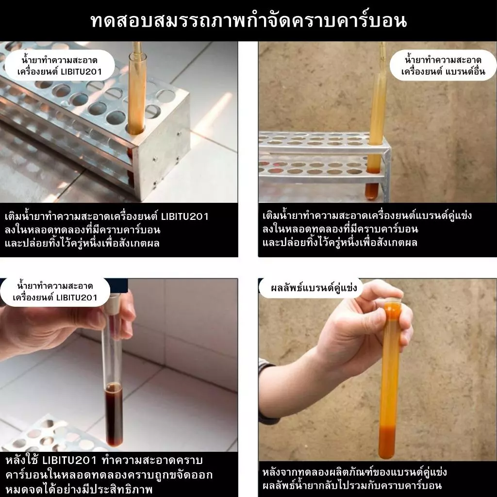 น้ำยาฟลัชชิ่งออยล์ Libitu T201 ทำความสะอาดภายในเครื่องยนต์ thumbnail 7
