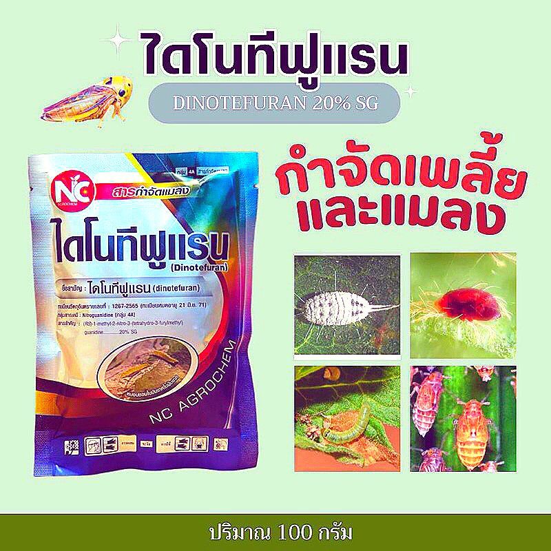 ไดโนทีฟูแรน (dinotefuran) 20% SG -100 กรัม