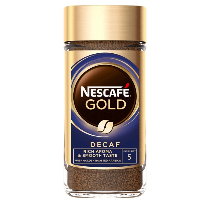 เนสกาแฟ โกลด์ ดีคาฟ คอฟฟี่ 200 ก. NESCAFE Gold Decaf Coffee 200g.